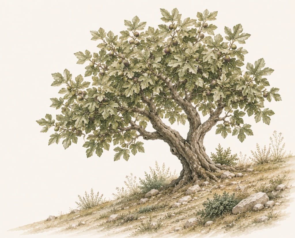 Illustration of a fruit tree